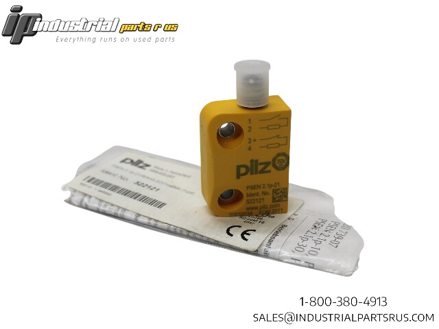 Pilz 522121 PSENmag Magnetic Safety Switch - 4-Pin M8 Connector LED
