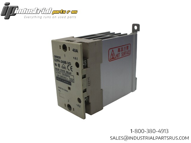 Omron G3PA-240B-VD Solid State Relay 40A 5-24VDC Zero Cross DIN Mount SSR