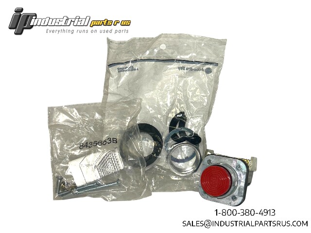 Allen Bradley 800T-B6A Push Button 30mm Red Mushroom Head Twist Release