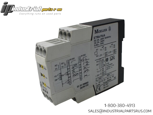 Moeller ETR4-70-A Multi-Function Timer Relay 24-240VAC/DC 0.05s-100h