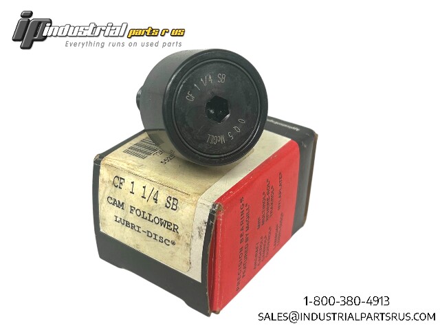 McGill CF 1 1/4 SB Cam Follower Standard Stud Hex Socket 1.25" Roller