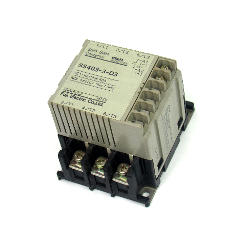 Fuji Electric SS403-3-D3 Solid State Contactor, 40 Amp, 220VAC