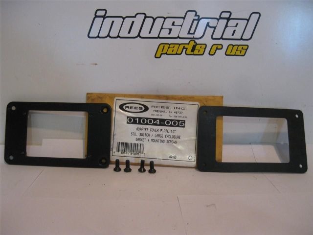 Rees 01004-005 Adapter Cover Plate Kit for Std. Switch/Large Enclosure