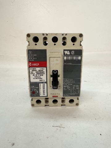 Cutler Hammer HMCP050K2C Circuit Breaker 50 Amp 3 Pole 600V