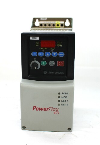 Allen Bradley 22B-D4P0N104 Ser. A w/22-Comm-E Ethernet/IP Adapter