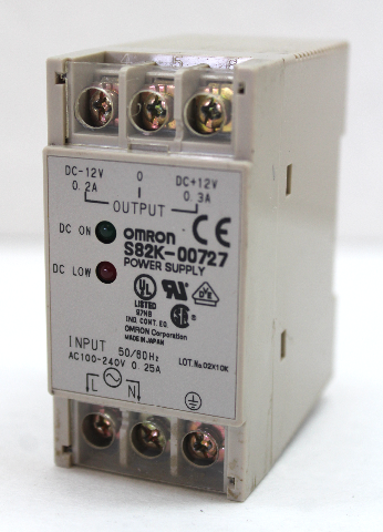 Omron S82K-00727 Power Supply, AC100-240V, 0.25A