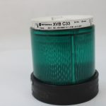 Telemecanique XVB C33 Green Indicator Stack Light Cover w/Bulb, 10W