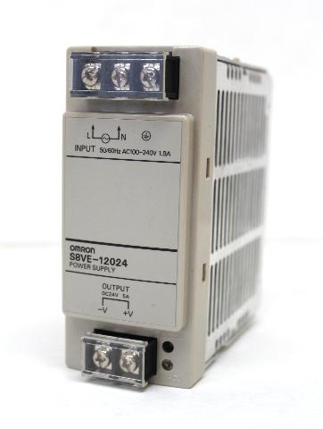 Omron S8VE-12024 Power Supply, 24V Output, 100-240VAC Input
