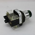 Allen Bradley 800T-QB24 Green Illuminated Momentary Pushbutton 24V AC/DC Series T