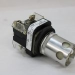 Allen Bradley 800T-QAH10W Illuminated White Momentary Pushbutton W/Guard 120V