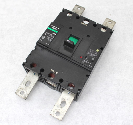 Fuji 600A 3 Pole Circuit Breaker EG603C Panel Mount Molded Case