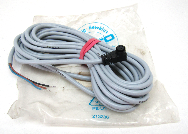 Festo SIM-K-WD-5 15239 Connecting Cable with 90? Socket Plug for Proximity Switch