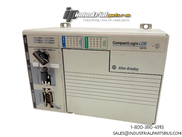 Allen Bradley 1769-L23E-QB1B Ser. B F/W Rev 1.016 Compact Logix 5323E Packaged Controller Unit