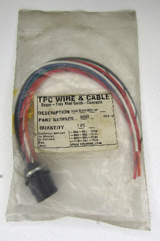 TPC 84880 Wire & Cable Super-Trex Mini Quick Connects 8 Wire Male Receptacle