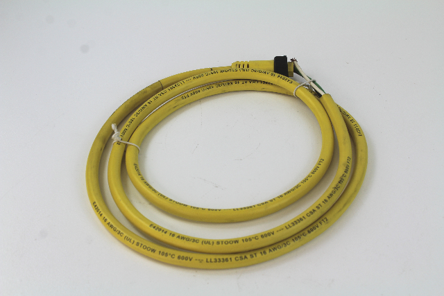 Allen-Bradley 889N-F3AFC-6F 3 Pin Ministraight Cordset Used