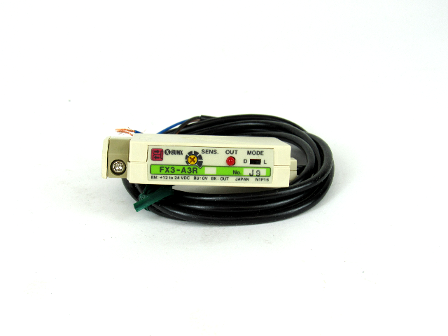 Sunx FX3-A3R Fiber Optic Amplifier Sensor, 12-24V DC