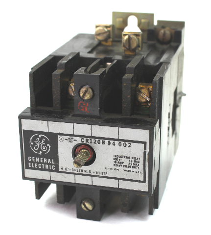 General Electric CR120B04002 Industrial Relay Used