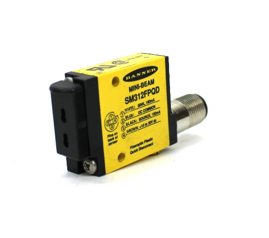 Banner SM312FPQD Mini-Beam Photoelectric Sensor
