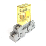 Idec SH1B-05 Relay Socket 10A Contact AC/DC Coils w/ RH1B-U Power Relay
