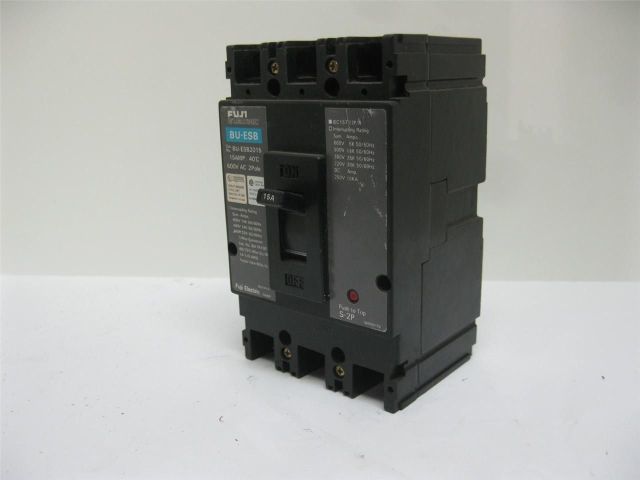 FUJI BU-ESB2015 Circuit Breaker 600 VAC 15 Amp. 2 Pole
