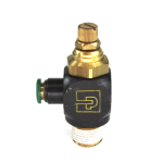 Parker FC701-6-8 Flow Control Valve, 3/8 Tube, 1/2 Thread