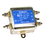 Tokin GF-2IOU Noise Filter, 250V AC/DC, 10 Amp