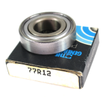 General Bearing Corp. 77R12 Radial/Deep Grove Ball Bearing, 0.7500 In. I.D., 1.6250 In. O.D.