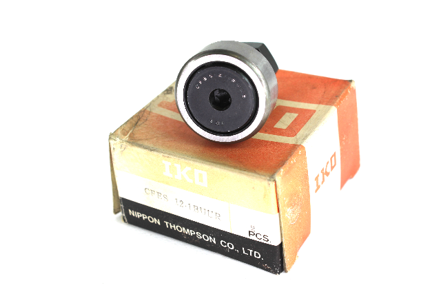 IKO CFES12-1BUUR Cam Follower, 32mm Roller Dia., 14mm Roller Wid., 12mm Stud Diameter (Set of 2)