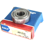 SKF 6000-2ZJEM Deep Groove Ball Bearing, 10mm ID, 26mm OD, 8mm Wid.