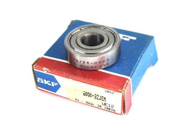 SKF 6000-2ZJEM Deep Groove Ball Bearing, 10mm ID, 26mm OD, 8mm Wid.
