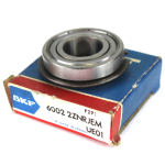 SKF 6002 2ZNRJEM Deep Groove Ball Bearing, 15mm ID, 32mm OD, 9mm Wid.