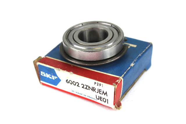 SKF 6002 2ZNRJEM Deep Groove Ball Bearing, 15mm ID, 32mm OD, 9mm Wid.