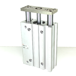 SMC MGPM40-125Z Compact Pneumatic Guide Cylinder w/ Slide Bearing, 40mm Bore, 125mm Stroke