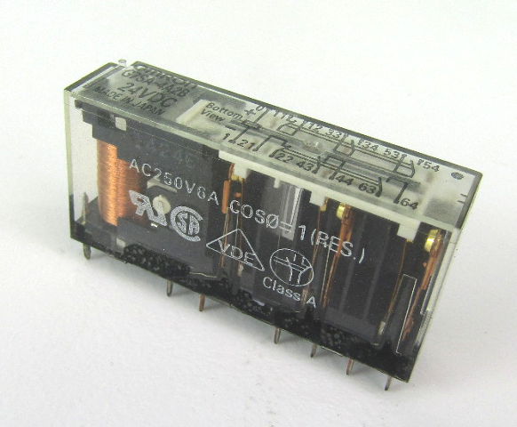 OMRON G7SA-4A2B Relay, 24VDC, 6A