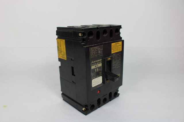 Mitsubishi NF-SF2015 No Fuse Circuit Breaker, 480V AC, 2-Pole, 15Amp