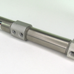 SMC CDM2L25-50+50-XC10 Dual Stroke Cylinder / Double Rod, 25mm Bore, 50mm Stroke, 145 psi