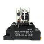 Eaton Cutler-Hammer D7PR2B Ser. A2 General Purpose Relay, 240V AC, 50/60Hz w/ D7PA2 Relay Socket
