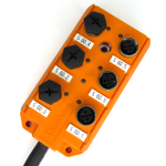 Lumberg ASB 6/LED-5/4 Sensor Distribution Box, 5-Pole, 6 Outlet