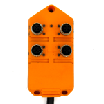 Lumberg ASBV 4/LED 5-256/10M Actuator Sensor Box, 4-Port, 5-Pole
