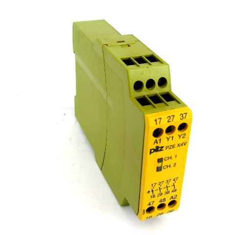 Pilz PZE X4V 2/24VDC 4S Safety Relay, 24V DC, 2W, 5 Amp