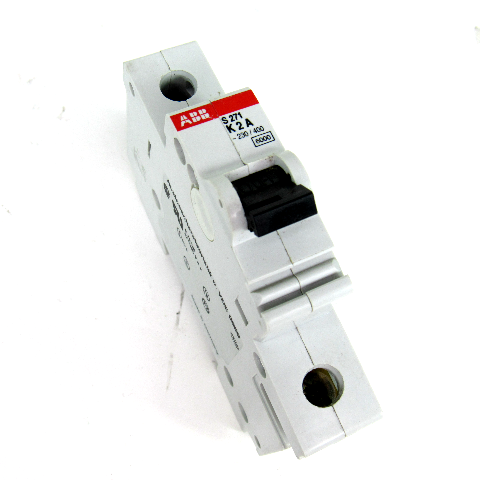 ABB S271 K2A Circuit Breaker, 2 Amp, 230/400V AC, 1-Pole