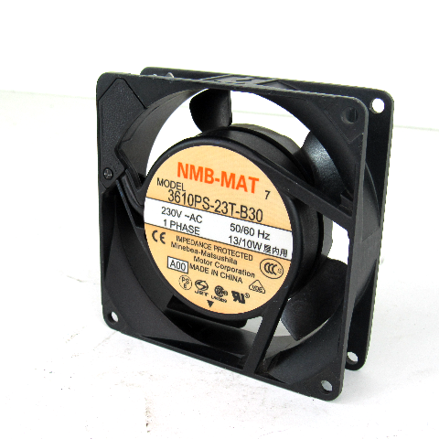 Minebea-Matsushita 3610PS-23T-B30 AC Axial Fan, 230V AC, 1-Phase, 50/60Hz, 13/10W