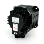Yaskawa SGMGH-05ACA21 AC Servo Motor, 450W, 200V, 3.8 Amp w/ UTSIH-B17CK Encoder, NEW