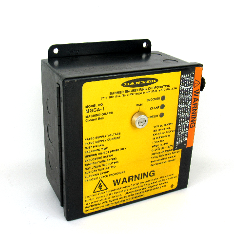 Banner MGCA-1 Machine-Guard Control Box for Light Curtain, 115V AC