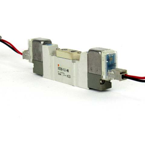SMC SY3220-5LZ-M5 Solenoid Valve, 5-Port, 0.1~0.7 MPa