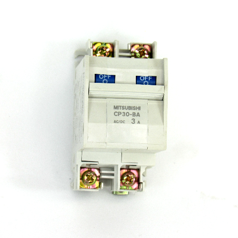 Mitsubishi CP30-BA Circuit Protector, 2-Pole, 3 Amp, NEW