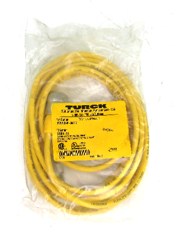 Turck RSM RKM 40-3M/S101 Mini-Fast Straight Connector U0964-81, NEW