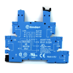 Finder 93.01.0.024 Relay Socket, 250V, 6 A