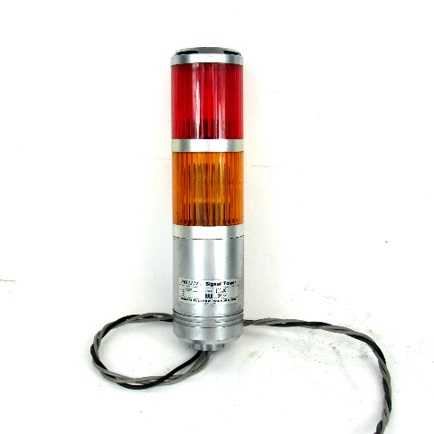 Sasaki Electric Patlite ST Signal Tower, Red/Amber, 110V AC, No Mount