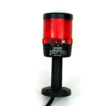 Siemens 8WD4 308-0AA Tube Mount w/ 8WD4 300-1AB Continuous Red Stack Light, 230V